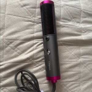 Pink & Gray Hot Air Styling Brush for Women